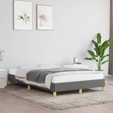 Maison Chic Posteljni okvir - Dvoposteljna postelja - Zakonska postelja brez vzmetnice temno siva 120x190 cm blago-J12993, (21776960) | Shoptok.si
