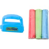  Set of Chalks with Handle Thick Sidewalk Chalk Blue 3 Pcs | shoptok.hr