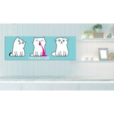  Slika - Miezekotze: Cat Trio (Blue) 135x45 | shoptok.hr