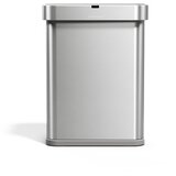 simplehuman Brezstični jeklen koš za smeti v srebrni barvi 58 l Sensor – | Shoptok.si