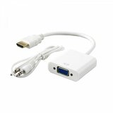 S Box Adapter HDMI M - VGA Ž HD15 Aktivni na kablu 15cm AD.HDMI-VGA+A | Shoptok.si