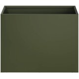  Vrtna saksija Maslinastozelena 40 x 30 x 30 cm Čelična vrata | shoptok.hr