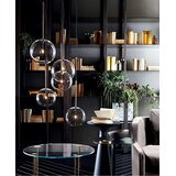 Toolight Stropna viseća svjetiljka staklena kugla 15cm APP1682-1CP | shoptok.hr