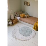 Lorena Canals Mentol zeleni/svijetlo sivi periv/ručno rađen pamučan dječji tepih 100x120 cm Snail – | shoptok.hr