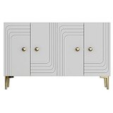Hanah home konzola lessi 120 white gold | Eponuda.com