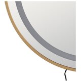 Ixia Stensko ogledalo z lučjo 60x60 cm – | Shoptok.si