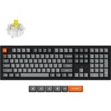 KEYCHRON K10 Max Brezžična Mehanska Tipkovnica, Bluetooth / 2.4 GHz, Bela osvetlitev, Super Banana Switch, US Layout, K10M-A4, (21733752) Cene