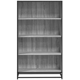  Polica za knjige Siva Sonoma 80,5x35x139 cm Konstruirano drvo | shoptok.hr
