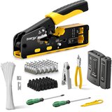 ZoeRax Cat7 orodje za krimpanje, večnamenske krimpalne klešče, podpira CAT6A/CAT6/CAT5E, Cat7 komplet, (5000236946) | Shoptok.si