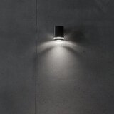 Kanlux 38884 - Spoljašnja zidna svetiljka ZEVI 1xGU10/10W/230V IP54 crna | Eponuda.com