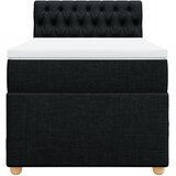 Box spring krevet s madracem crni 90x190 cm od tkanine | shoptok.hr