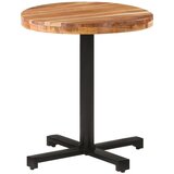 vidaXL Bistro stolić okrugli Ø 70 x 75 cm od masivnog bagremovog drva | shoptok.hr