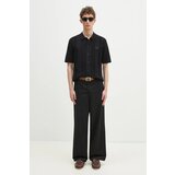 Fred Perry Majice & Polo majice BUTTON THROUGH SS SHIRT Črna | Shoptok.si
