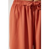  Women's Peach Flowy Knitted Palazzo Trousers | ePonuda.com