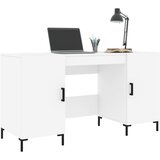  Radni stol bijeli 140 x 50 x 75 cm od konstruiranog drva | shoptok.hr