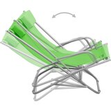  Stolice za ljuljanje 2 kom čelične zelene | shoptok.hr