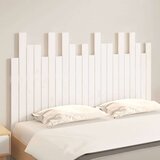 vidaXL Zidno uzglavlje bijelo 140x3x80 cm od masivne borovine | shoptok.hr