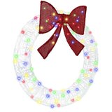  Vijenac s 80 LED svjetlima Šareni 92 x 92 x 9,5 cm Akril | shoptok.hr