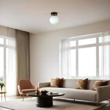Opviq yeni can tekli siyah beyaz Camlı avize blackwhite chandelier | ePonuda.com