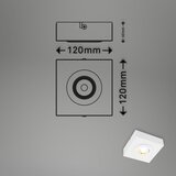 BRILONER 3996016 - LED spot svetlo CTS LED/4W/230V 2700/4000K belo | Eponuda.com