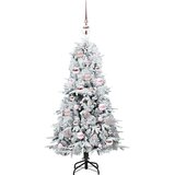 vidaXL Umjetno božićno drvce s nogom s stalakom Zelena 120 cm PE i PVC | shoptok.hr