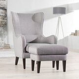Cantus fotelj z oporo za glavo, umazano rjava tekstil | Shoptok.si