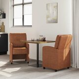  Blagovačke stolice s kotačima 2 pcs Smeđa 57 x 67 x 95 cm | shoptok.hr