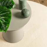  Tepih HUARTE kratkih vlakana mekani i perivi krem Ø 200 cm | shoptok.hr