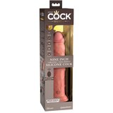 King Cock Elite 9 - radijsko voden, realističen vibrator (23 cm) - naravni Cene