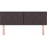  LED glava kreveta Smeđa 144 cm tkanina | shoptok.hr