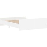  Kreveta uzglavlje i podnožje bijeli 160x200 cm | shoptok.hr
