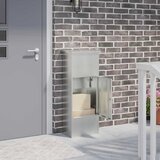  Sandučić za pakete Crna 44,5 x 29 x 110,5 cm Cinkani čelik | shoptok.hr