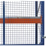 eurokraft pro Mrežasta zadnja stena, modre barve, višina 1000 mm, za dolžino nosilca 1825 mm | Shoptok.si