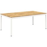  Stol za večeru u vrtu Bijela 196 x 100,5 x 75 cm | shoptok.hr