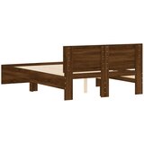  Okvir kreveta s uzglavljem boja hrasta 135x190 cm | shoptok.hr