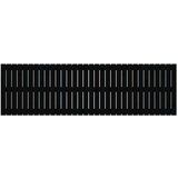  Zidno uzglavlje crni 204x3x60 cm od masivne borovine | shoptok.hr
