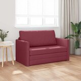 Krevet na razvlačenje 110cm Vinska crvena tkanina | Eponuda.com