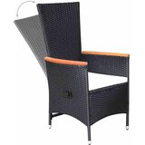  5-dijelni vrtni blagovaonski set crni | shoptok.hr