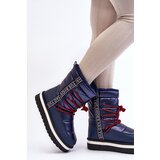 Boto Women's Snow Boots with Laces Navy Lilara | Shoptok.si