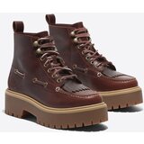 Timberland Gležnarji z vezalkami burgund | Shoptok.si