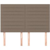  Uzglavlja 4 kom smeđesivi 72 x 5 x 78/88 cm od tkanine | shoptok.hr