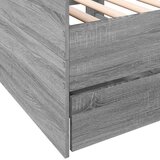 vidaXL Dnevni krevet s ladicama boja sivog hrasta 90 x 190 cm drveni | shoptok.hr