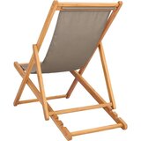  plažna ležalnika Taupe Trden tikov les, (5000288912) | Shoptok.si