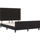 vidaXL Crni Baršunasti Krevet 160x200 cm | shoptok.hr