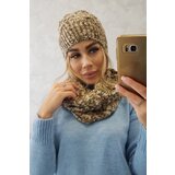 Kesi Women's fleece set Lucyna K317 khaki+ecru Cijene