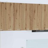 vidaXL Viseča omarica s polico Riga Umetni hrast 60 x 31 x 80 cm | Shoptok.si