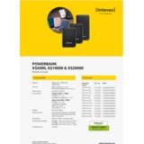 Intenso Prijenosni punjač za mobitele i tablete 5000mAh - POWERBANK XS5000 Black | shoptok.hr
