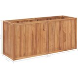 Vrtna posuda za sadnju 150 x 50 x 70 cm od masivne tikovine | Eponuda.ba