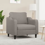  Fotelja smeđesiva 60 cm od tkanine | shoptok.hr