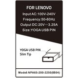 Gembird NPA65-200-3250 (IB04) punjac za laptop 65W-20V-3.25A, USB PIN Yellow (Alt=IB08) | Eponuda.com
